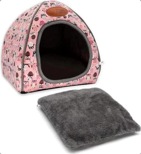 بيت كوخ قطط ارانب و الوبر