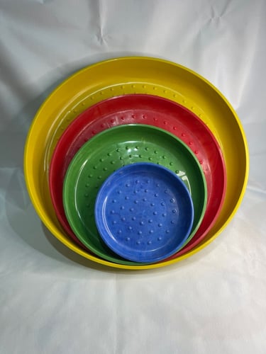 صحن دائري بعدة احجام و اللوان