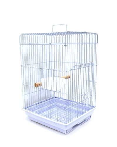 قفص طيور معدني مع الاستاند