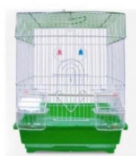 قفص عياشتين ملون لطيور الصغيره