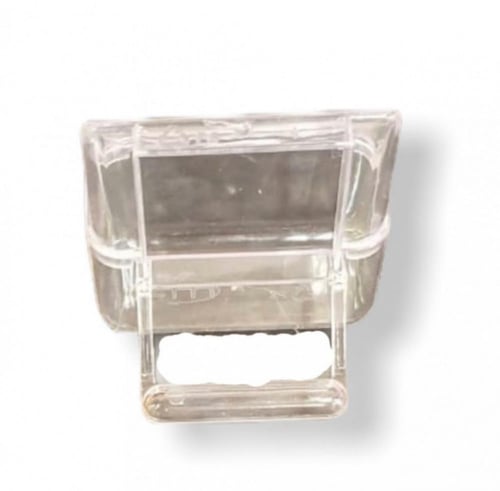 وعاء تغذية طيور شفاف سهل التركيب