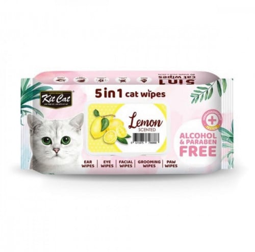 كت كات مناديل معطرة 5*1 روائح متعددة 80 منديل