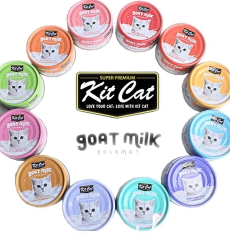 اكل قطط كت كات علب 70 جم حليب الماعز للقطط الصغيرة...