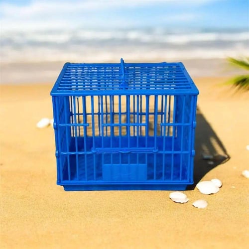 شيالة قفص نقل طيور قوارض صوص صغير بلاستيك