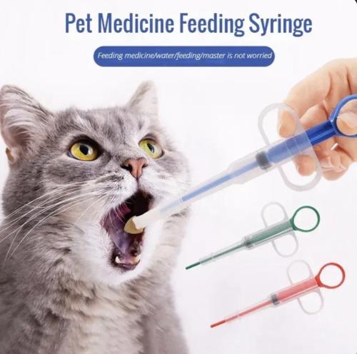 حقنة تغذية الحيوانات الأليفة (انبوبة غر) - سرنجة م...