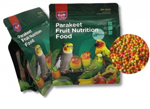 زوبريم طيور صغيرة ومتوسطة R&M Parakeet Fruit Nutri...