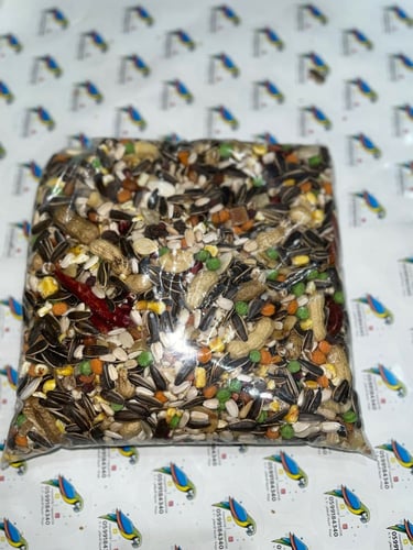 اكل ببغاء مشكل 1كيلو كيس شفاف