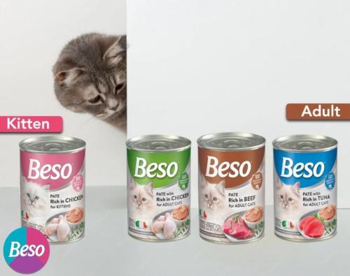 Beso طعام رطب للقطط 400 جرام