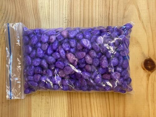 حجر ملون لتزين احواض السمك 500g