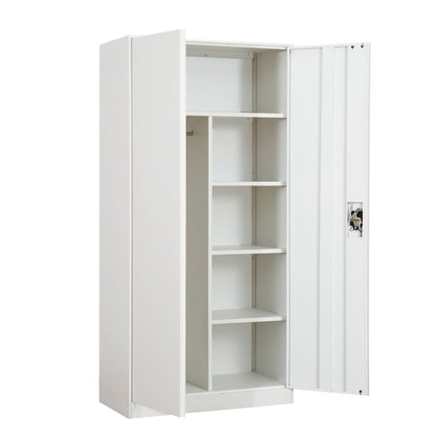 دولاب ملابس درفتين - رصاصي - مؤسسة كيان للأثاث