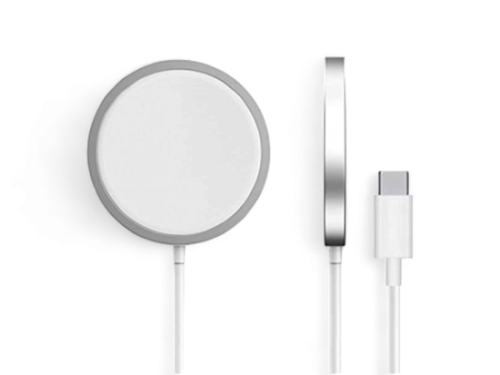 شاحن لاسلكي - ماق سيف بقوة 20 واط | أبيض - MagSafe...