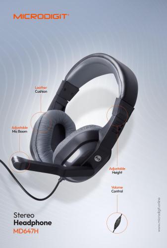 سماعة رأس AUX مايكروديجيت MD647H