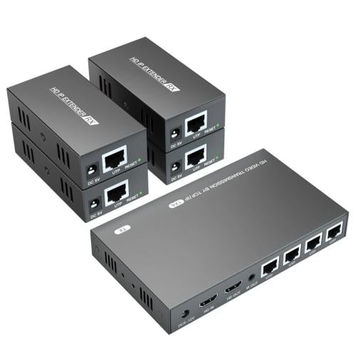 200M 1x4 1x8 HDMI Extender Splitter Multiple Over...