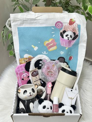 بوكس باندا لطيف ملاحظه يوجد اختلاف في الكوب واغراض...