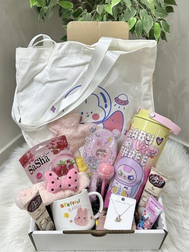 بوكس وردي لطيف