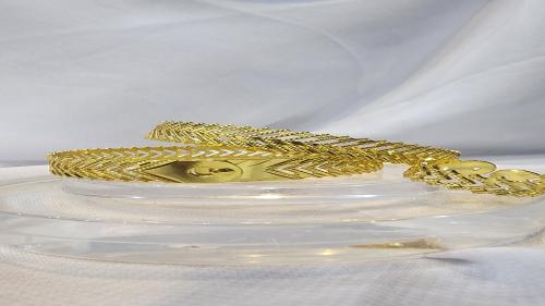 بنجرتين قفل مع خاتم بديل ذهب هندي