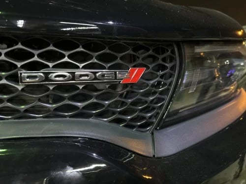 Dodge logo on the front grille