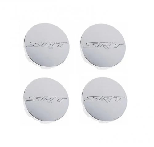 Wheel caps with SRT logo