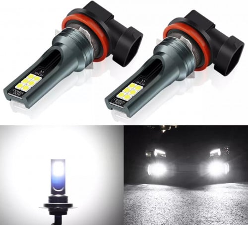 LED headlight bulbs size H11 in white