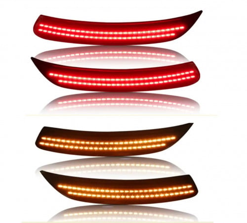 LED Bumper Reflectors Set Chrysler C200