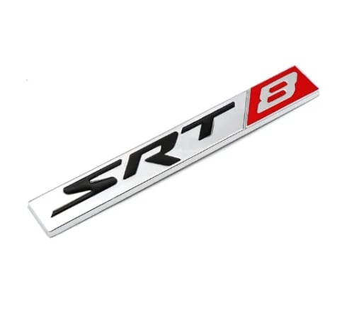 SRT8 trunk logo