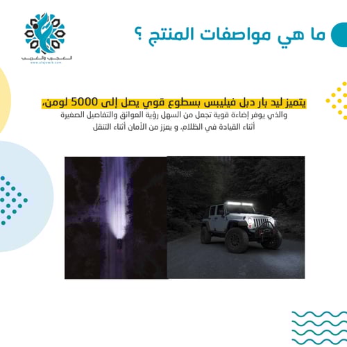 ليد بار دبل فيليبس 20 انش