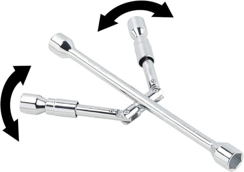 مفك كفرات صليب قابل للطي