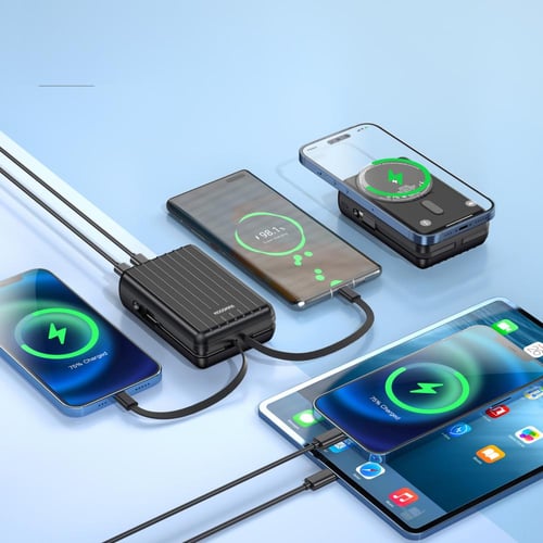 باور بنك 10 امبير مع شاحن لاسلكي