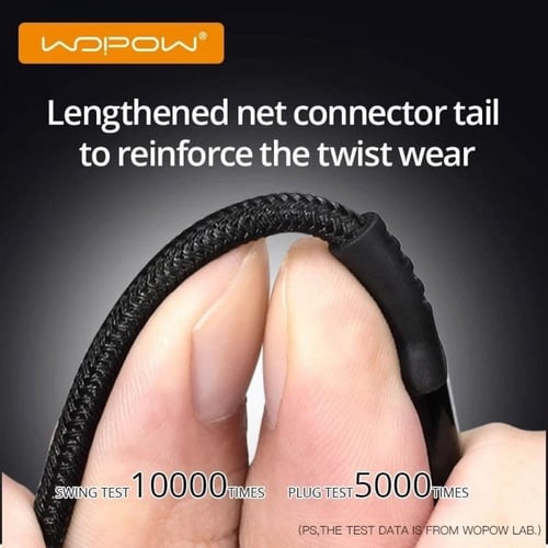 سلك ايفون 200 سم WOPOW