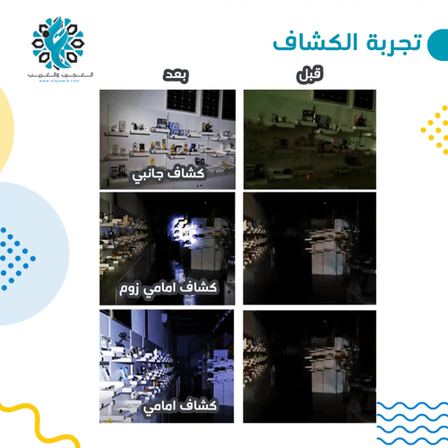 كشاف يدوي جيب