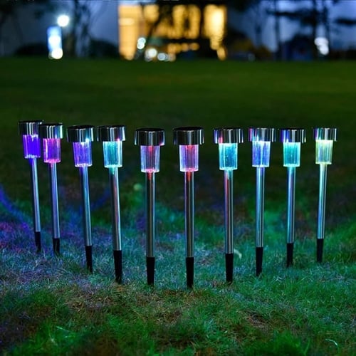 إنارة حدائق غرس ستيل 10 حبات