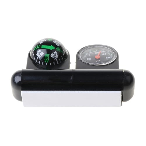 بوصلة سيارة مع مقياس حرارة