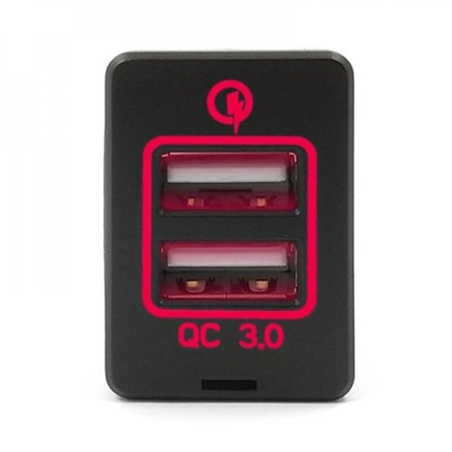 ترهيمة مربع منفذين USB مع غطاء