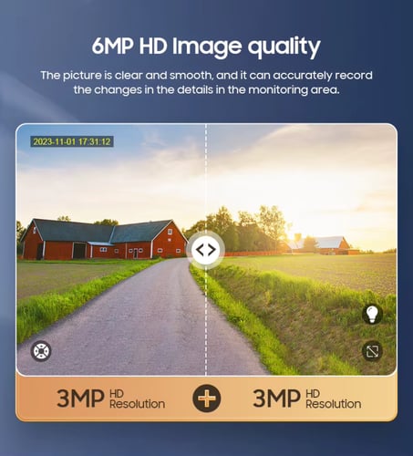 كاميرا زوم 12x طاقة شمسية ثنائية العدسة