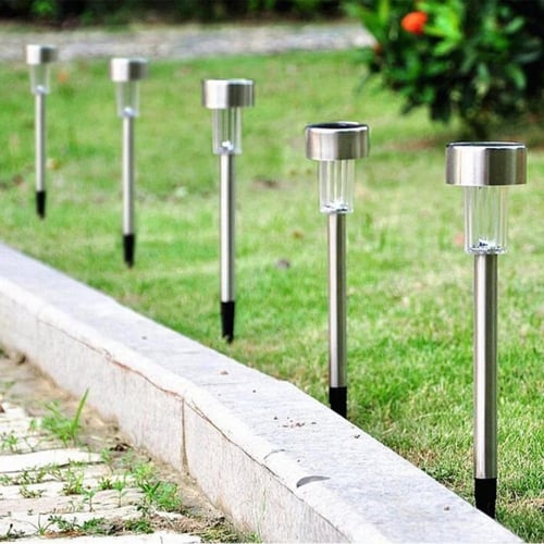 إنارة حدائق غرس ستيل 10 حبات