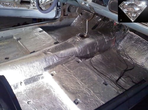 عازل بلاصق مع طبقة المنيوم