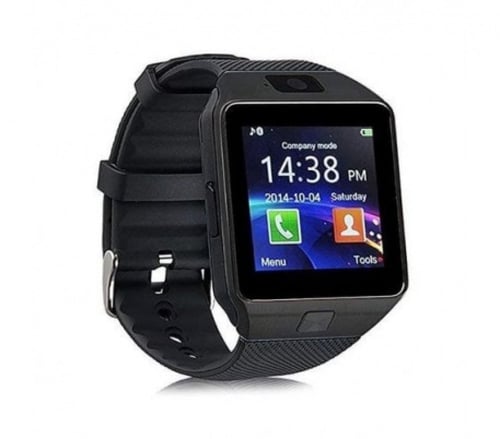 ساعة ذكية شريحة ذهبي - أسود