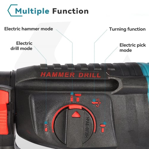 دريل شحن مع بطاريتين