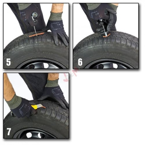 طقم رقع بنشر مع بلوف