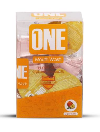 غسول الفم بالكبسولات المتطورة بنكهة الخوخ من ذا ون...