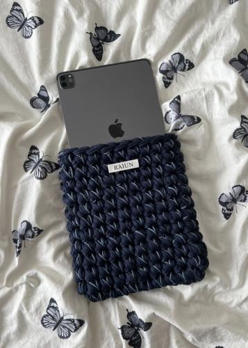 Pouch -Navy & blue glitter
