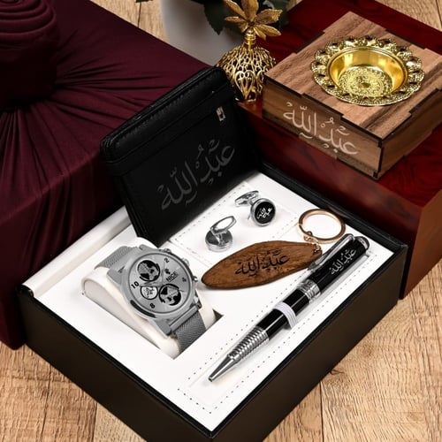 أطقم ساعات شبابية فخمة مع مجموعة إكسسوارات حديثة