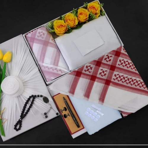 بوكس رجالي راقي قماش مع شماغ