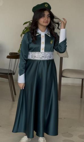 لبس اليوم الوطني عسكري بناتي