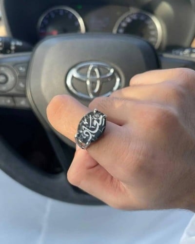 خاتم ملكي رجالي فضة ذو طراز أنيق