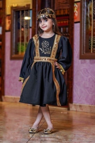 فستان التأسيس بناتي بالاسم