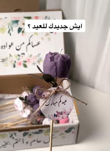 توزيعات شموع ورد