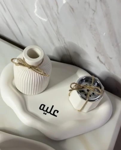 كوستر ومبخره ومزهريه