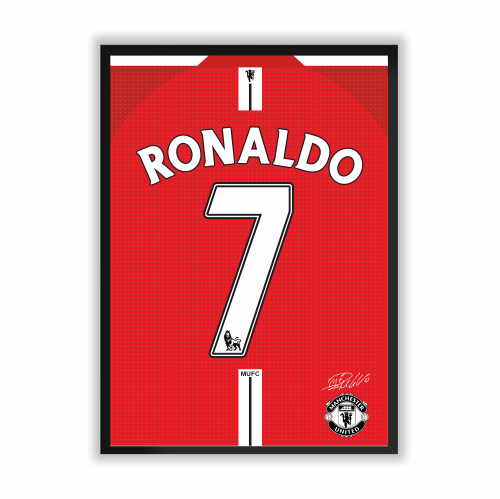 لوحة جدارية للنجم كريستيانو رونالدو مانشستر يونايت...