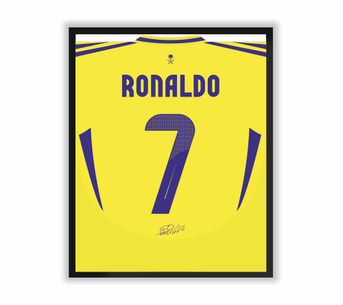 لوحة جدارية للنجم كريستيانو رونالدو العالمي الاساس...